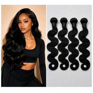 15A Brazilian Raw Hair Body Wave Bundles 100% Human Hair Extensions Top Quality